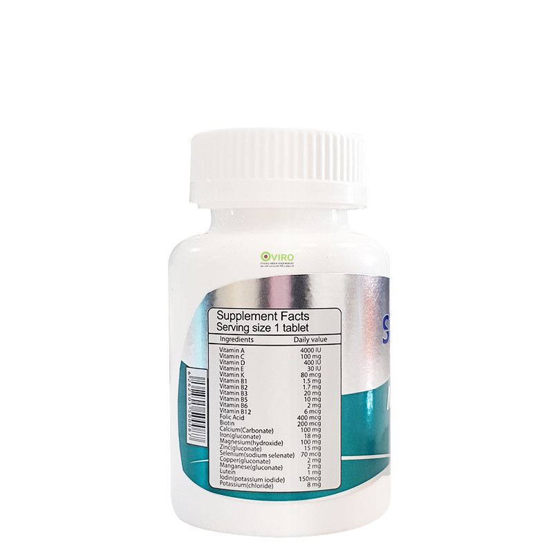 خرمشهر دارو - کپسول مولتی ویتامین مینرال ساپلکس خرمشهر دارو - کپسول مولتی ویتامین مینرال ساپلکس