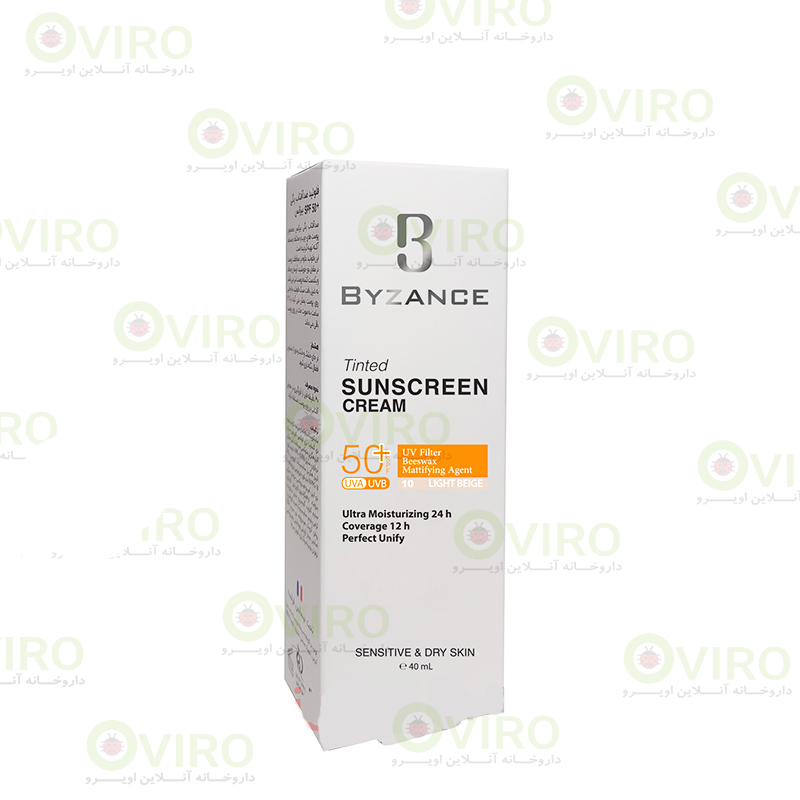 50 فلوئید ضد آفتاب مخصوص پوست چرب و مستعد آکنه SPF50 بیزانس 50 میلی لیتر