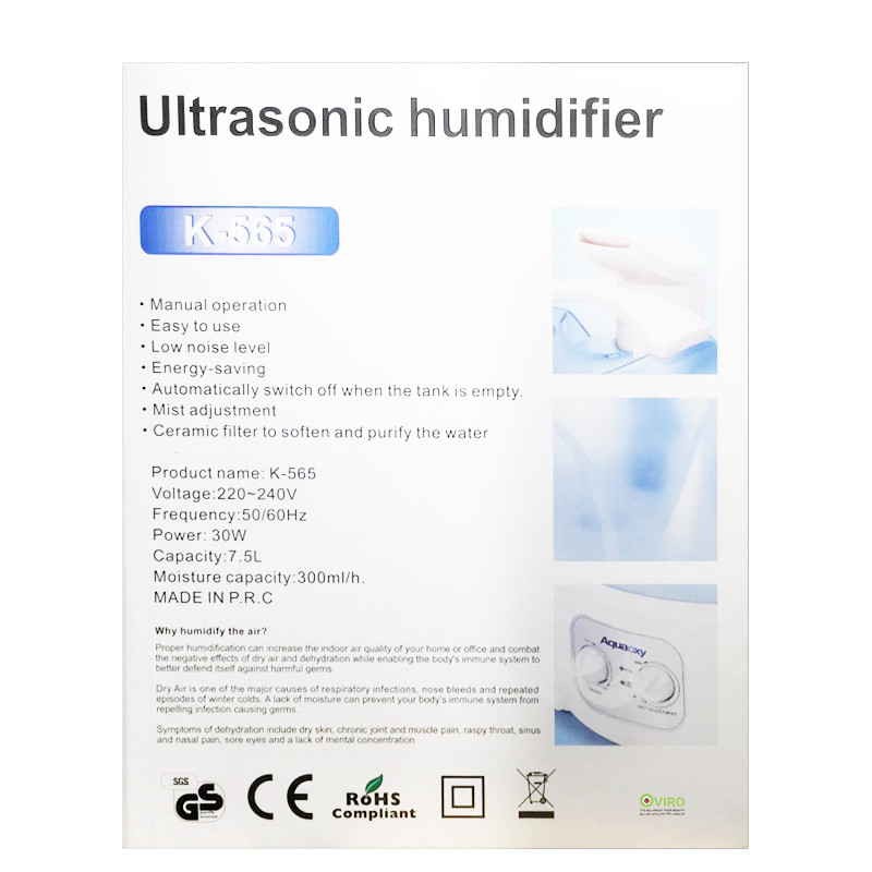 آکوا اکسی - دستگاه بخور سرد مدل k565 آکوا اکسی - دستگاه بخور سرد مدل k565