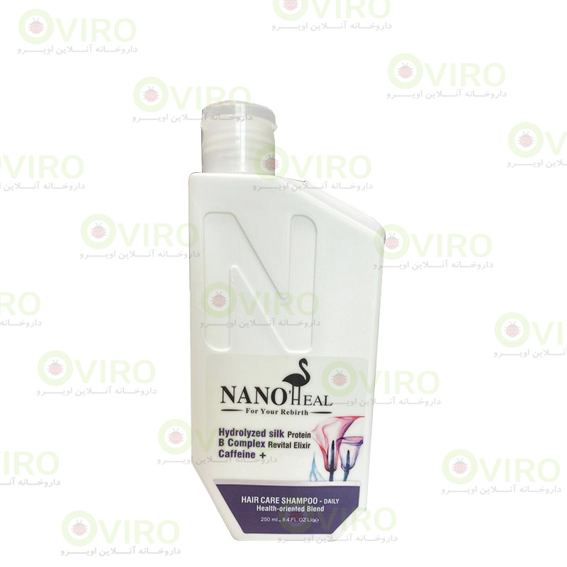 شامپو ضد ریزش روزانه نانوهیل 250 میلی لیتر شامپو تقویتی و ضد ریزش روزانه نانوهیل 250 میلی لیتر